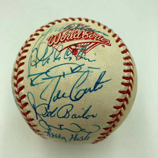1992 Toronto Blue Jays World Series Champs Team Signed W.S. Baseball JSA COA