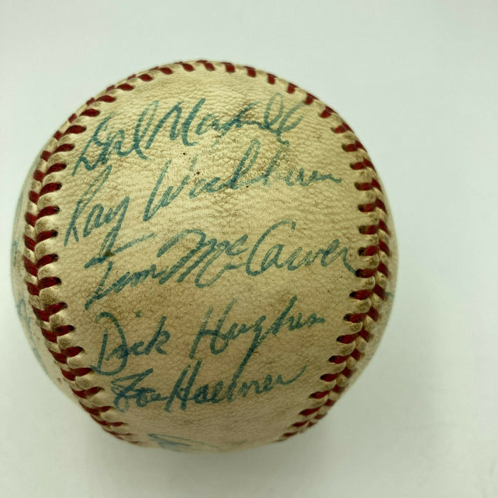 1967 St. Louis Cardinals World Series Champs Team Signed Baseball JSA COA