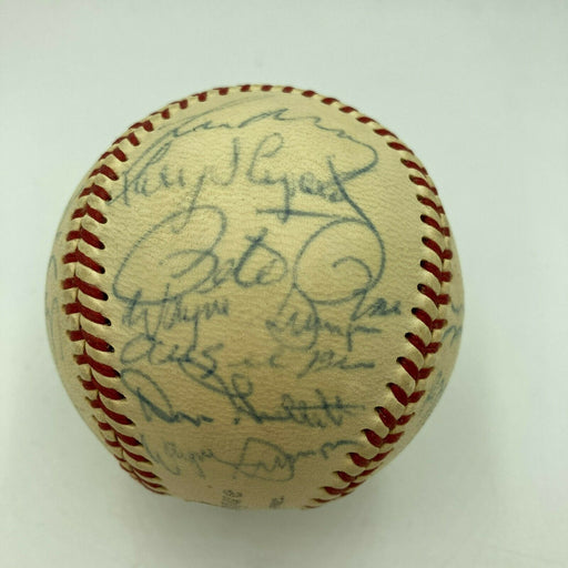 1970 Cincinnati Reds National League Champs Team Signed Baseball With JSA COA