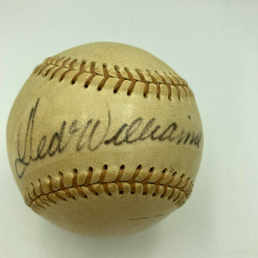 Ted Williams Single Signed Autographed 1960's Vintage Baseball With JSA COA