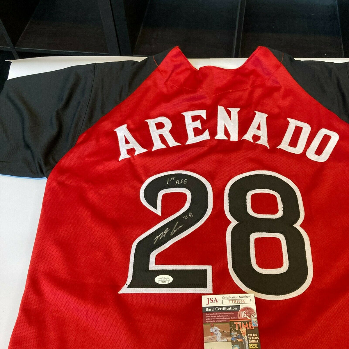 Nolan Arenado Signed All Star Game Custom Jersey (JSA COA)