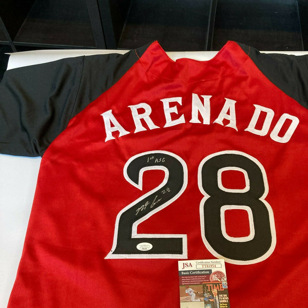 Nolan Arenado Signed Inscribed All Star Game Jersey With JSA COA