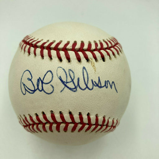 Bob Gibson Signed Autographed Baseball With JSA COA