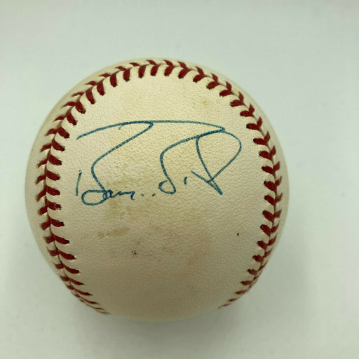 Barry Bonds Signed Autographed Official National League Baseball JSA COA