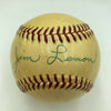Jim Lemon Signed 1950's Official American League Harridge Baseball JSA COA
