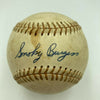 Smoky Burgess Signed Autographed Vintage American League Baseball With JSA COA
