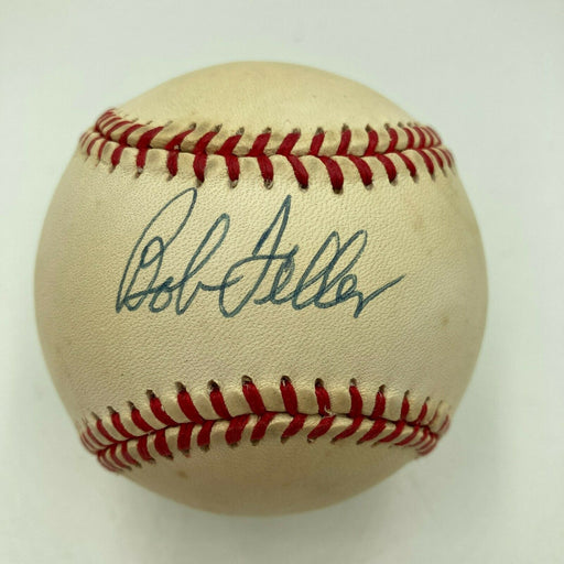 Bob Feller Signed Official American League Baseball With JSA COA