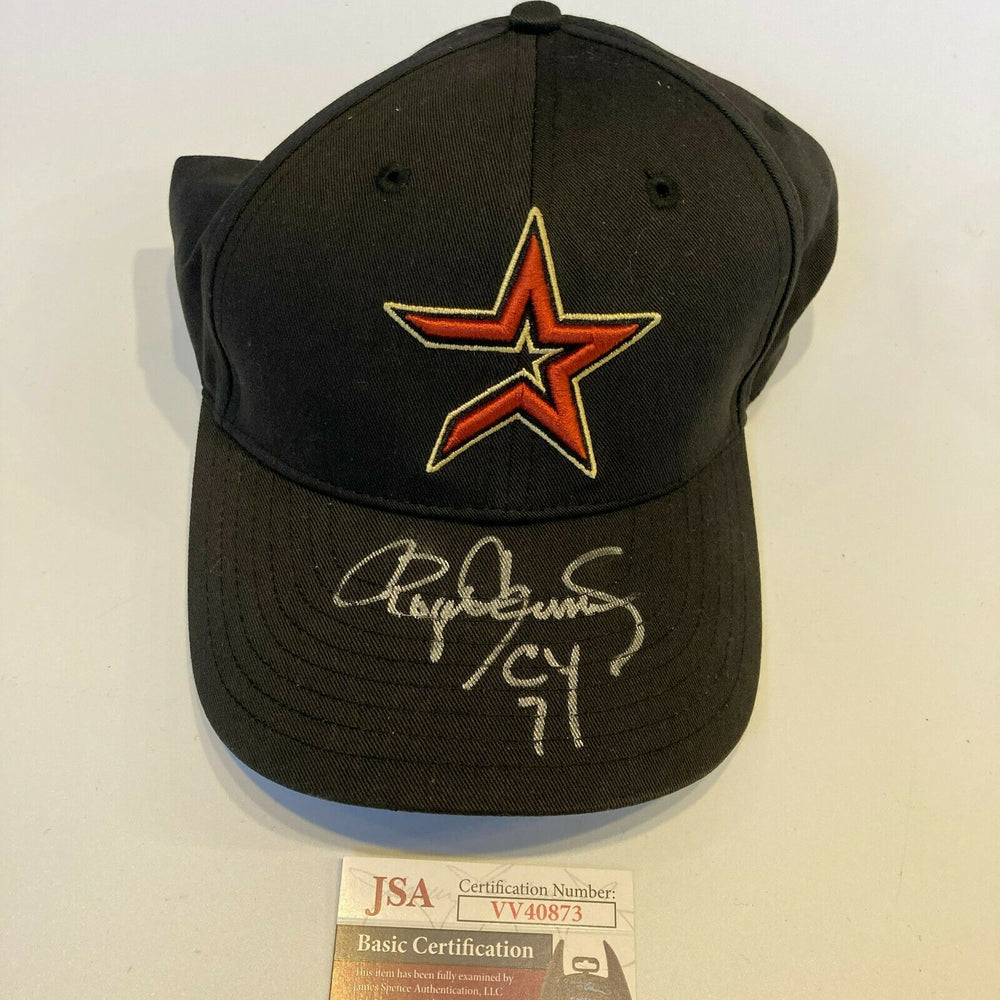 Roger Clemens "7 Cy Young" Signed Houston Astros Baseball Hat JSA COA
