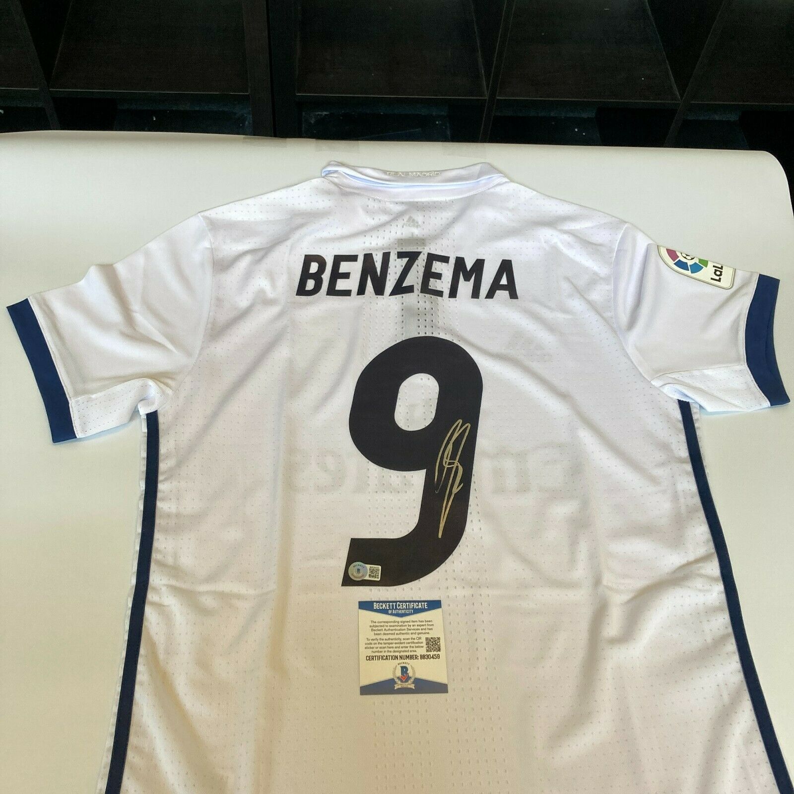 maillot en or benzema