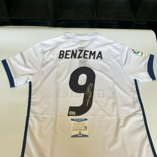 Karim Benzema Signed Autographed Real Madrid Soccer Jersey With Beckett COA