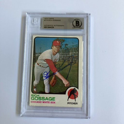 Goose Gossage Signed Autographed 1973 Topps Baseball Card BGS