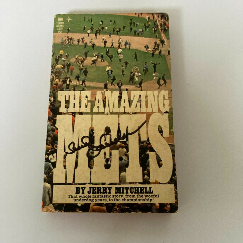 Bud Harrelson Signed 1969 The Amazing Mets Baseball Book