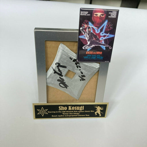 Sho Kosugi Signed Chinese Star Enter The Ninja With JSA COA