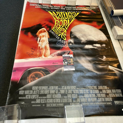 Juliette Lewis Signed Natural Born Killers Large Movie 27x40 Poster JSA COA