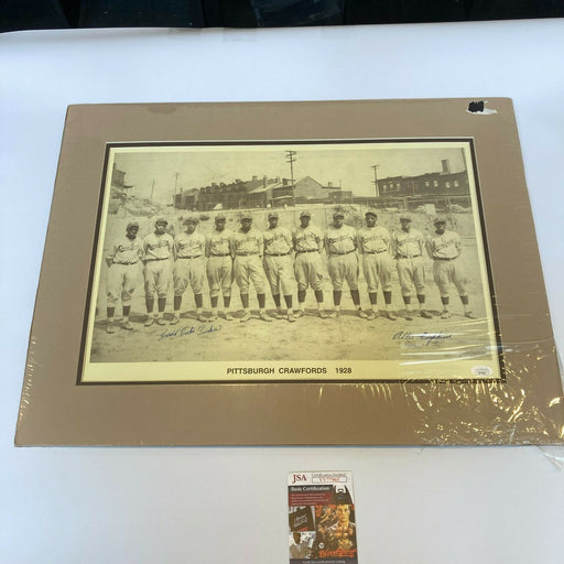 Harold Tinker 1928 Pittsburgh Crawfords Signed Photo Negro League JSA