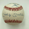 Mickey Mantle Ted Williams Willie Mays 500 Home Run Club Signed Baseball JSA COA
