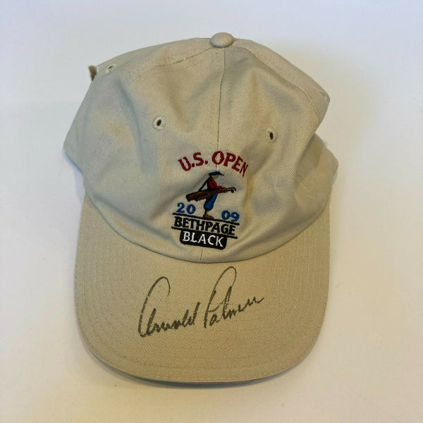 Arnold Palmer Signed 2009 US Open Golf Hat Cap JSA Sticker