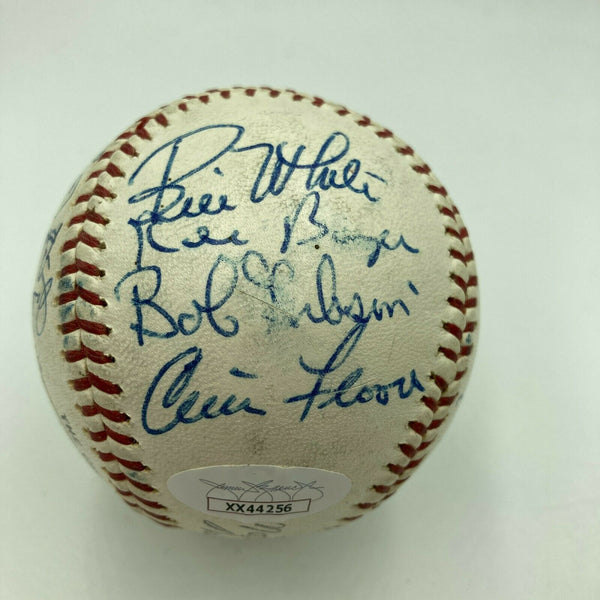 1965 St. Louis Cardinals Team Signed National League Baseball Bob Gibson JSA COA