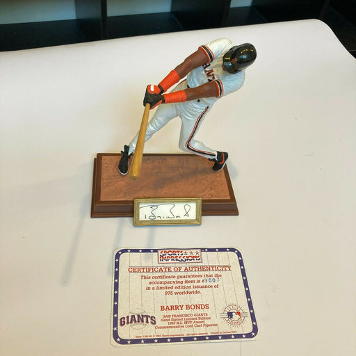 Barry Bonds Signed Autographed 1994 Sports Impressions Figurine With COA