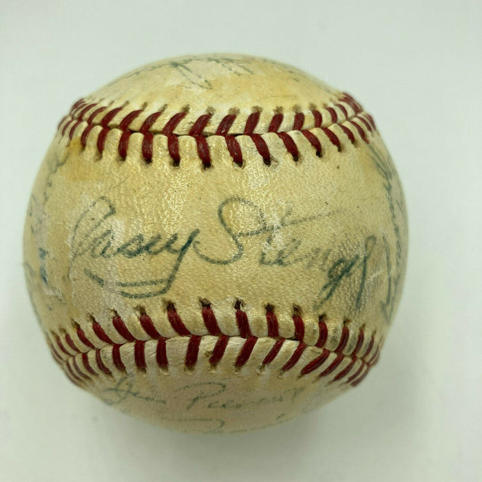 1963 New York Mets Team Signed National League Baseball Casey Stengel