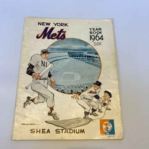 1964 New York Mets Signed Vintage Yearbook With Casey Stengel