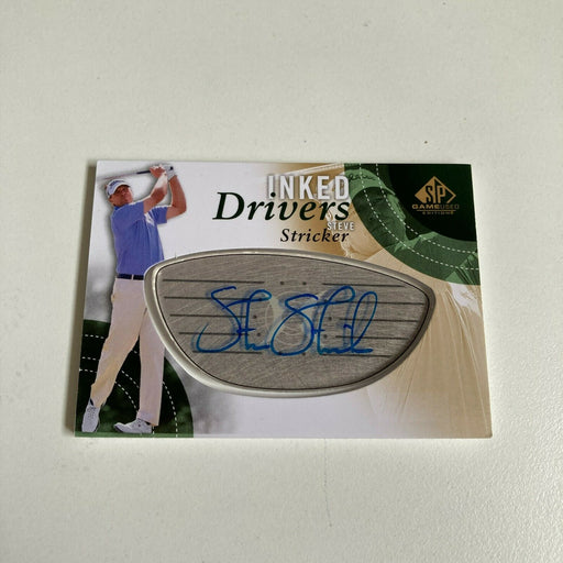 2014 Upper Deck SP Inked Drivers Steve Stricker Auto Golf