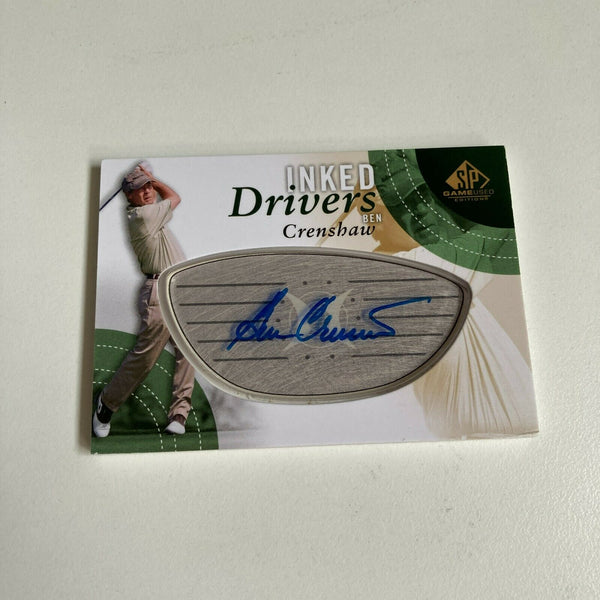 2013 Upper Deck SP Inked Drivers Ben Crenshaw Auto Golf