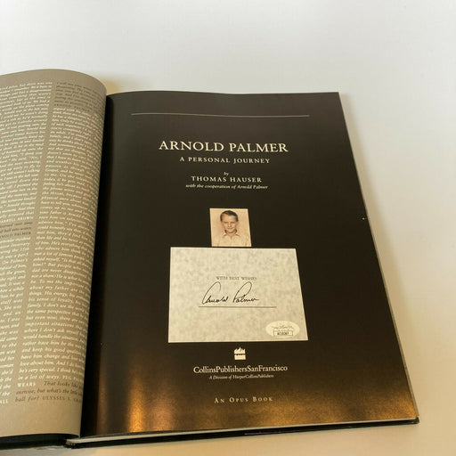 Arnold Palmer Signed A Personal Journey Book With JSA COA