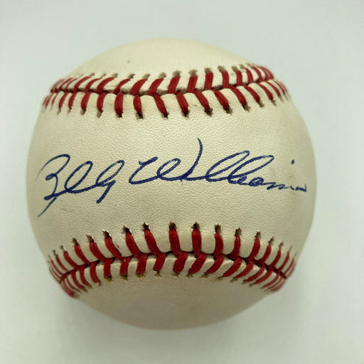 Billy Williams Signed 1980's Official National League Baseball JSA COA