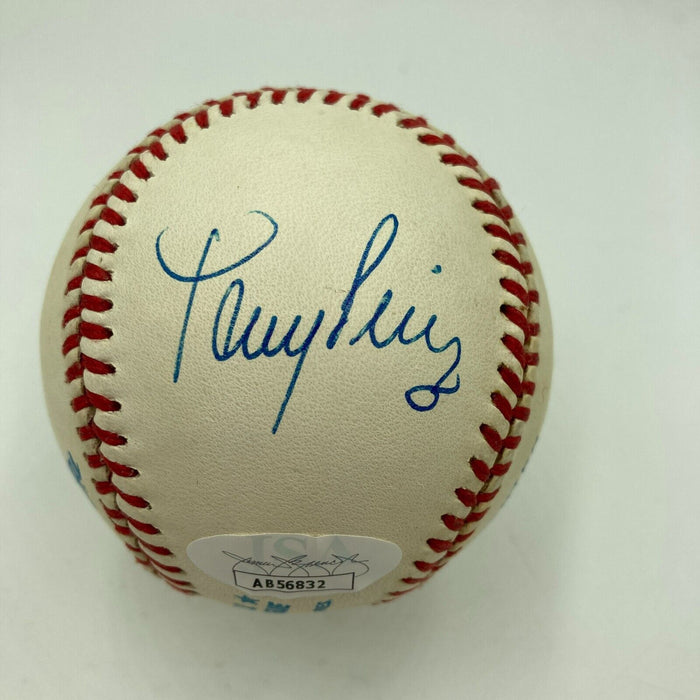Tony Perez Signed Official American League Baseball JSA Sticker