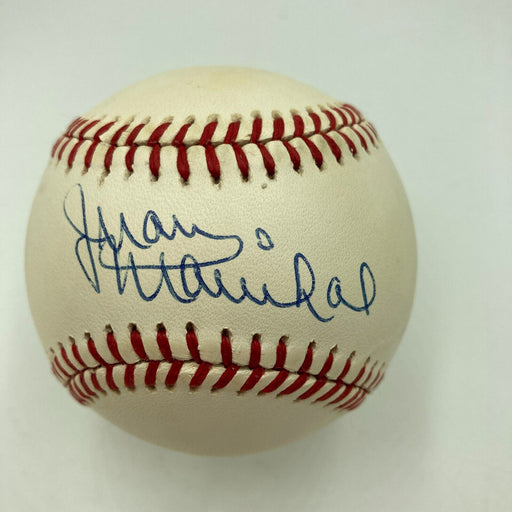 Nice Juan Marichal Signed Official National League Baseball JSA COA