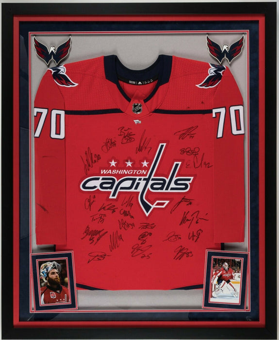 2017-18 Washington Capitals Team Signed Braden Holtby Game Used Jersey MeiGray