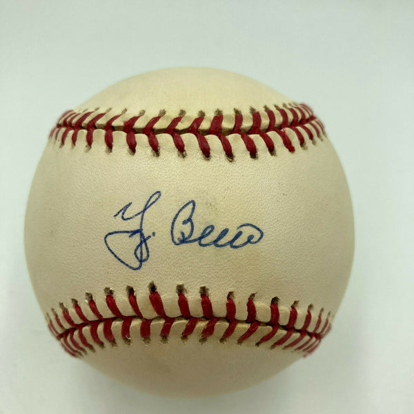 Rare Yogi Berra Signed American league Baseball UDA Upper Deck COA