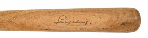The Finest Lou Gehrig Signed Mini Baseball Bat PSA DNA COA GRADED MINT 9