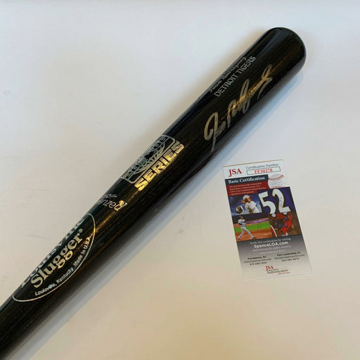 Ivan Rodriguez Signed 2006 World Series Game Issued Bat JSA COA