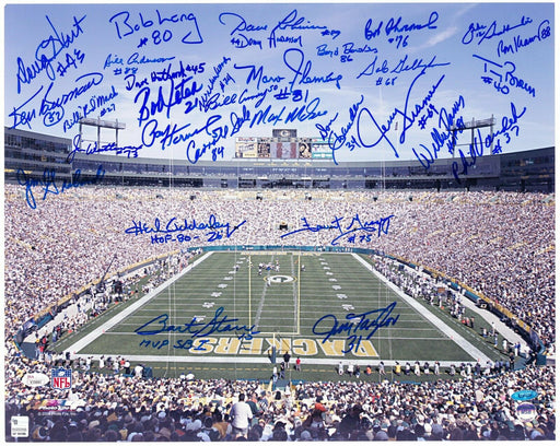 Stunning 1967 Green Bay Packers Super Bowl 1 Champs Team Signed 16x20 Photo JSA