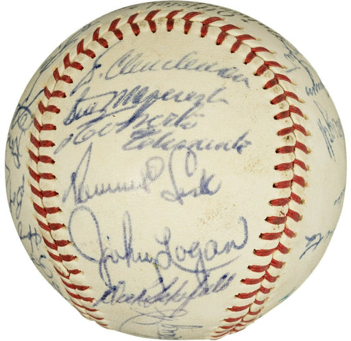 Roberto Clemente 1963 Pittsburgh Pirates Team Signed NL Baseball PSA DNA COA