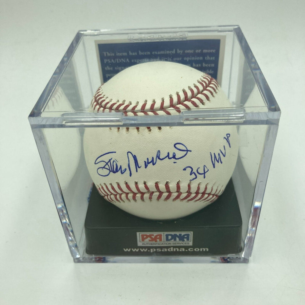 Stan Musial 3X MVP Signed Major League Baseball PSA DNA Graded 9.5 MINT+