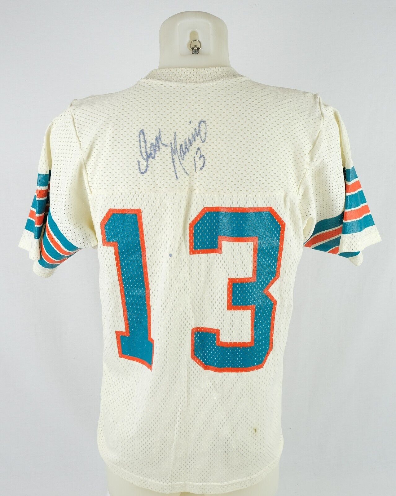 Vintage MacGregor Miami Dolphins Marino NFL football jersey sand