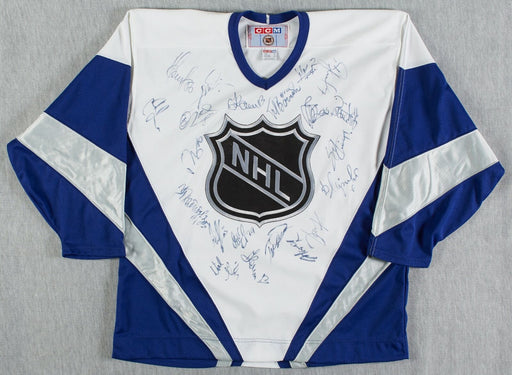 1998 NHL All Star Game World Team Signed Jersey With Beckett COA