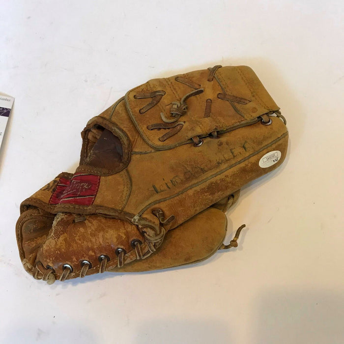 Dick Groat Signed 1960's Game Model Baseball Glove With JSA COA