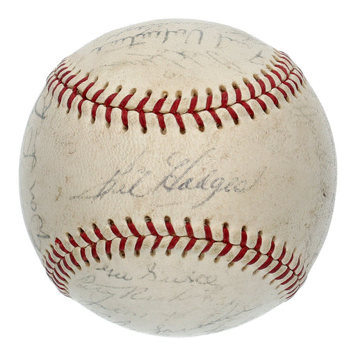 Gil Hodges 1966 Washington Senators Team Signed American League Baseball JSA COA