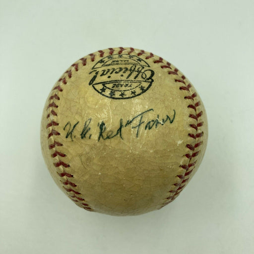 RARE Red Faber Single Signed Autographed Baseball PSA DNA COA HOF