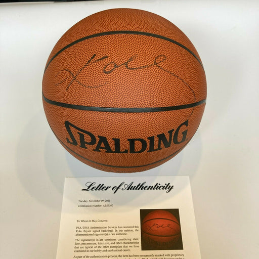 RARE Kobe Bryant Signed Spalding Official NBA Game Basketball JSA COA