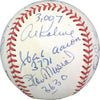 Beautiful 3,000 Hit Club Signed Baseball With Hit Totals Willie Mays PSA DNA COA