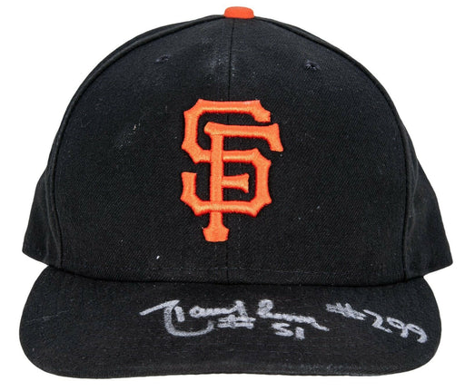 Randy Johnson 299th Win Signed Game Used San Francisco Giants Hat MLB Authentic