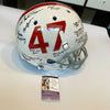 Oklahoma Sooners Legends Signed Authentic Full Size Schutt Helmet JSA COA