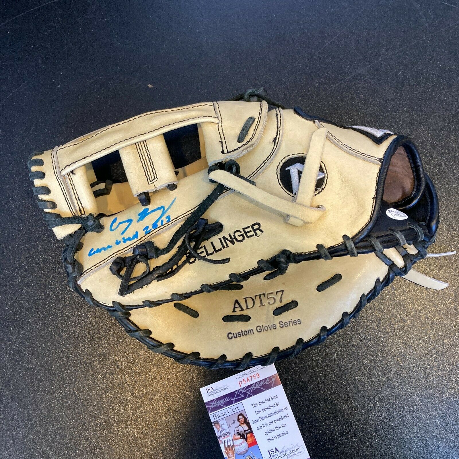 Cody Bellinger Autographed Baseball Gloves - Not MLB Authenticated