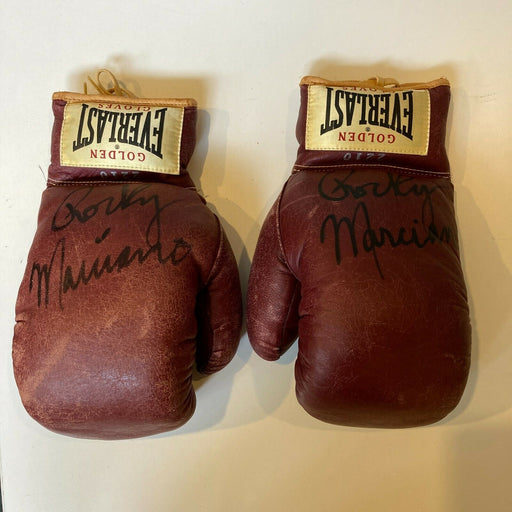 The Finest Rocky Marciano Signed Boxing Gloves On Earth JSA COA