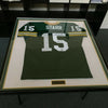 Bart Starr "1956-1971" Signed Green Bay Packers Jersey UDA Upper Deck Framed